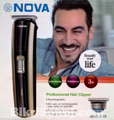 NOVA NHT 719 professional rechargeable Trimmer